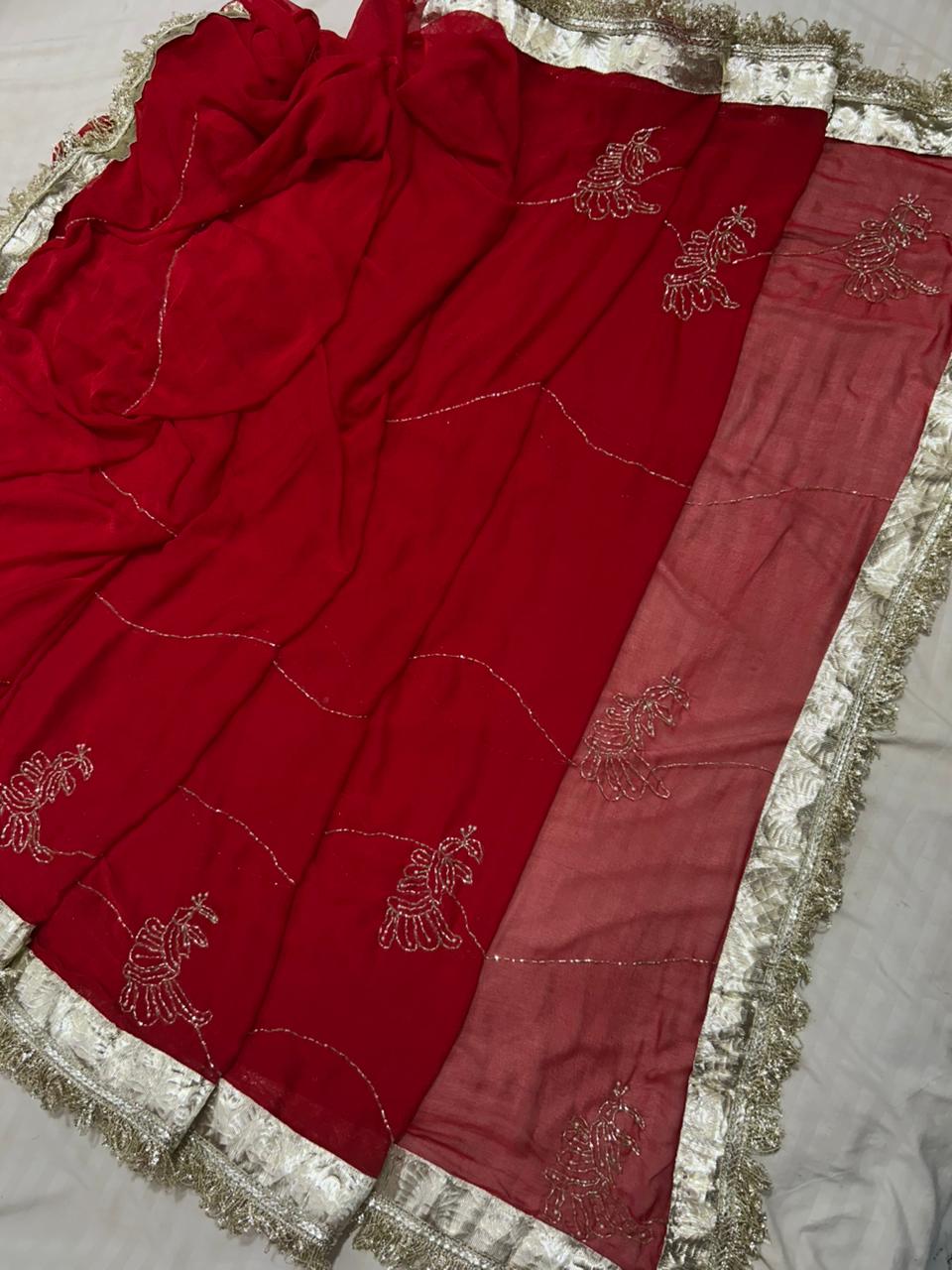 Najbeen chiffon sarees